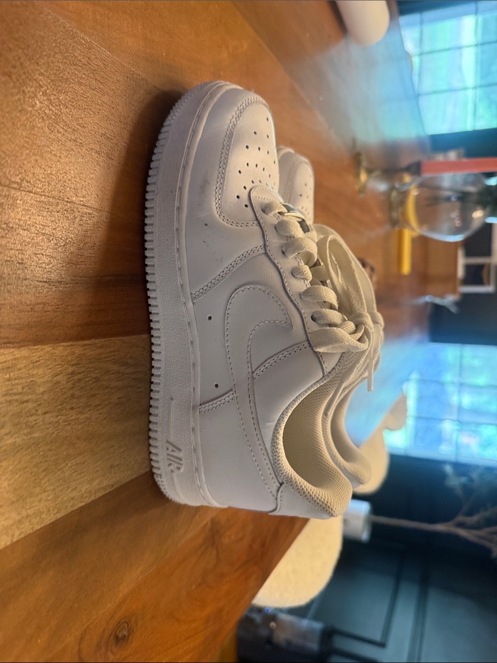 Nike Women's White Leather Sneakers